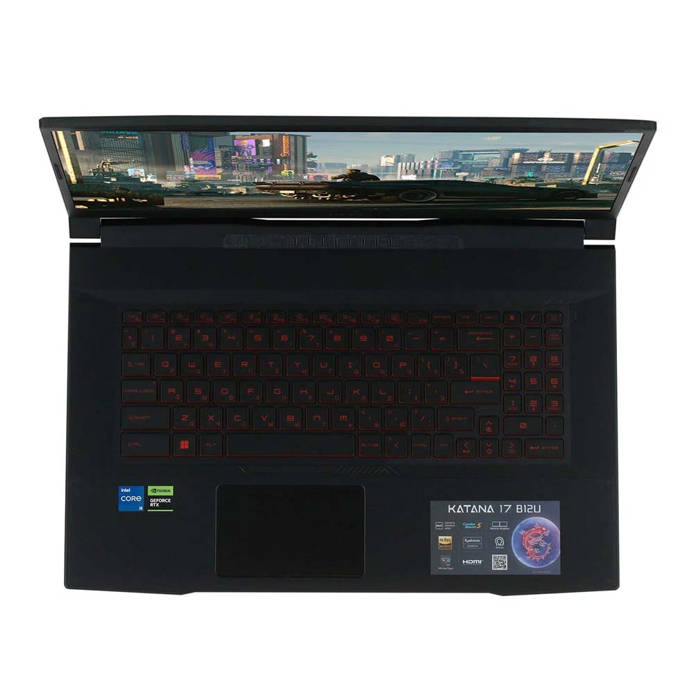 Игровой ноутбук MSI KATANA 17 (i5-12450H, RTX 3050, 16 ГБ)