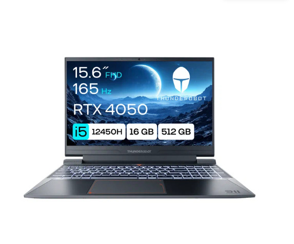 Игровой ноутбук THUNDEROBOT 911 X WILD HUNTER G2D (Intel Core i5 12450H, 16GB 512GB SSD, NVIDIA GeForce RTX 4050)